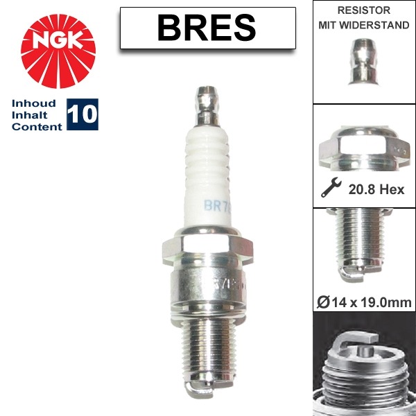 Bougie Piaggio NGK BR 8ES (10)