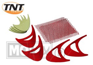 AIR Flow KIT 4pcs Wave  Rood - TNT