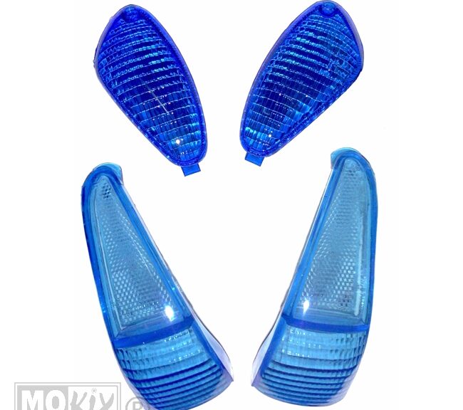 RAW-BOL Glas Piaggio Runner SET Blauw - MKX