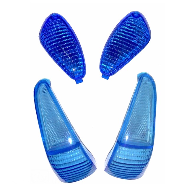 RAW-BOL Glas Piaggio Runner SET Blauw - MKX