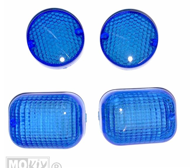 RAW-BOL Glas Malaguti F12 SET Blauw - MKX