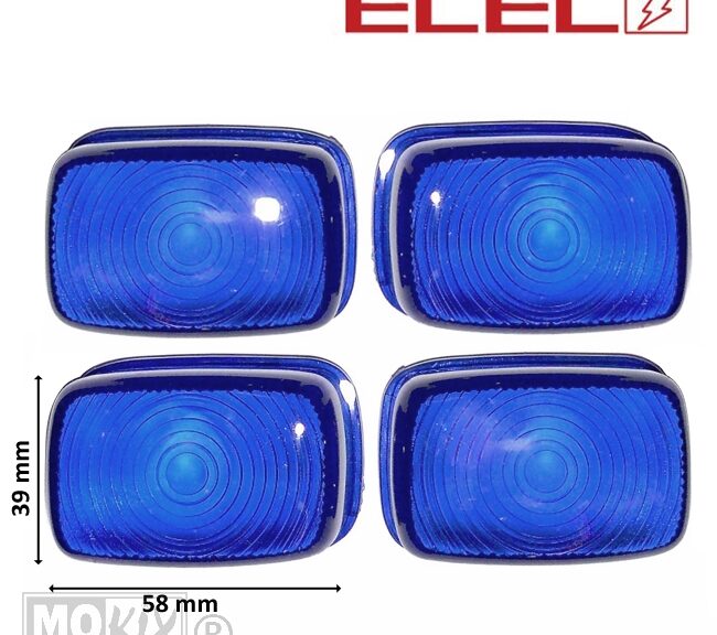 RAW-BOL Glas Yamaha Slider/BWS 97-03 SET Blauw - MKX