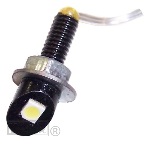Lamp ONE LED 12V 3mm Zwart