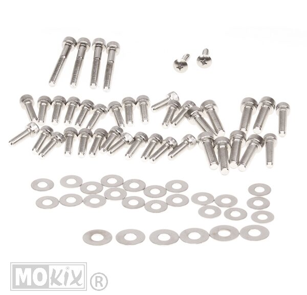 Schroefset Frame Peugeot Speedfight Chroom