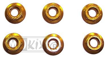 Moerset UNI M6 ALU 6st Goud