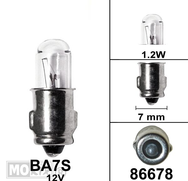 Lamp BA7S 12V 1.2W (1) - Bollard