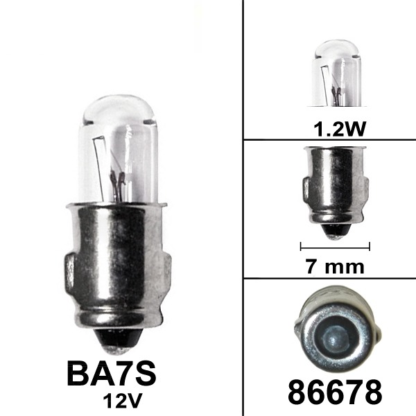 Lamp BA7S 12V 1.2W (1) - Bollard