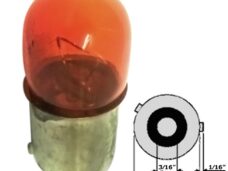 Lamp BAU15S 12V 10W Oranje Generic+Piaggio LX (1) - Bollard