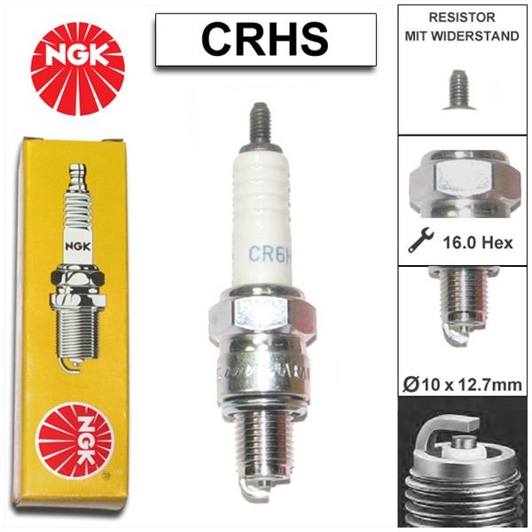 Bougie NGK CR 8HS (1)