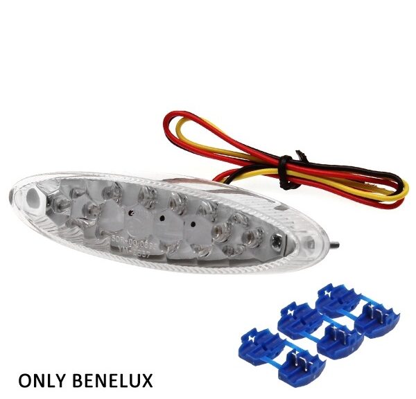 Achterlicht UNI Ovaal LED CE Blank Elec