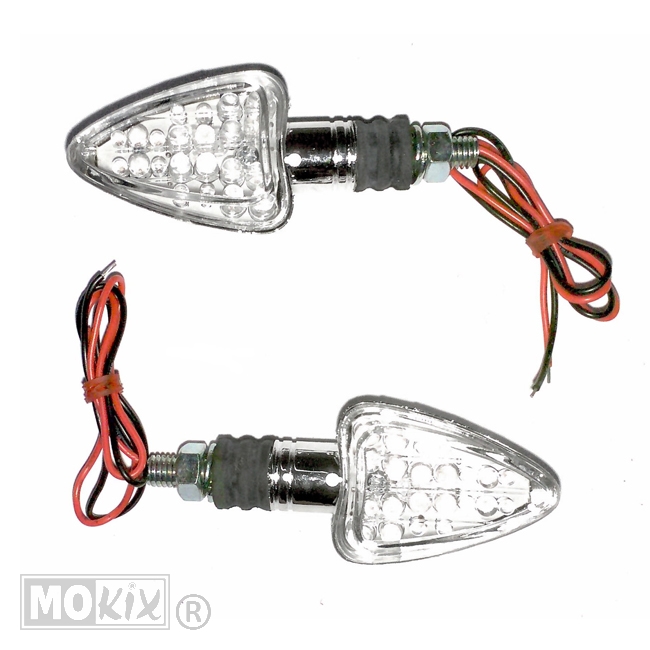 RAW-BOL UNI LED Driehoek Chroom CE SET
