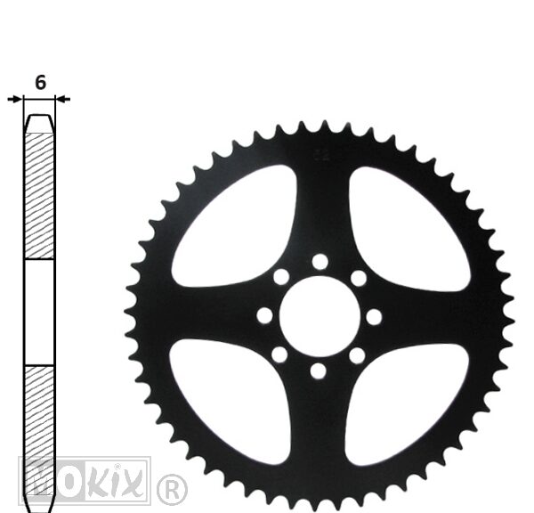 Achtertandwiel Yamaha DT50R (420) 44.2mm 8gats 48t - IGM