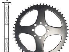 Achtertandwiel Yamaha DT50R (420) 44.2mm 8gats 52t - IGM