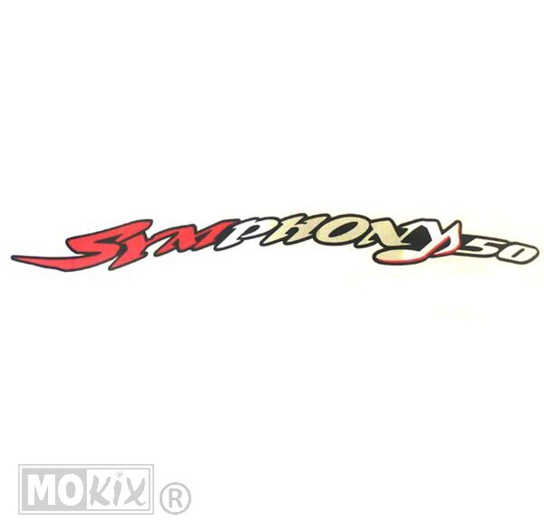 87125-APA-000 SYM SYMPHONY BODY COVER STICKER