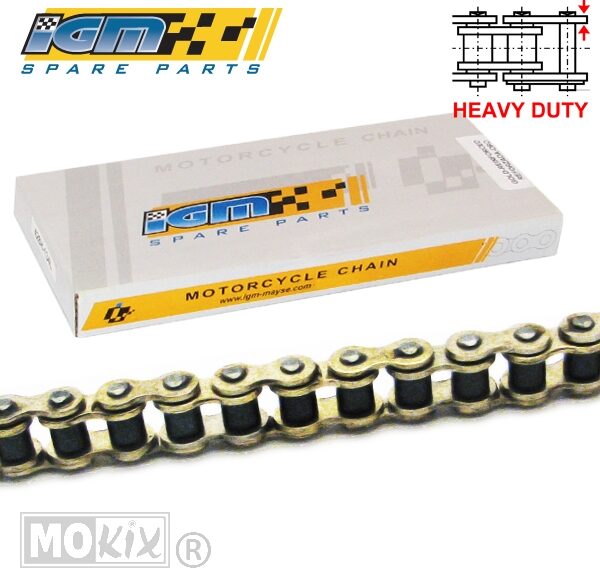 Ketting IGM 415 136L Heavy Duty Goud
