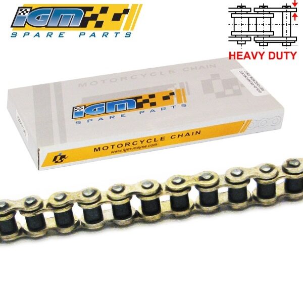 Ketting IGM 415 130L Heavy Duty Goud
