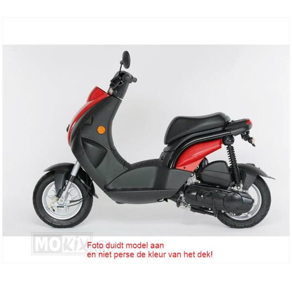 Buddy DEK Peugeot Ludix 1persoon Carbon/Zwart - Xtreme
