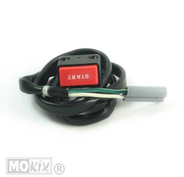 Start Knop Vespa PK Scooters Rood Elec