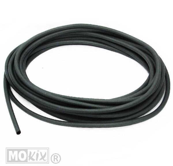 Benzineslang Rubber Zwart 5x8 Mm 10mtr