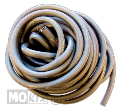 Benzineslang Rubber Zwart 6x10 Mm 10mtr