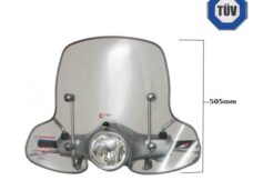 Windscherm Piaggio Vespa LX 4 Seiz Faco TUV H505