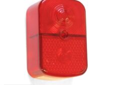 Achterlicht Glas Simson Rechthoek Rood Elec