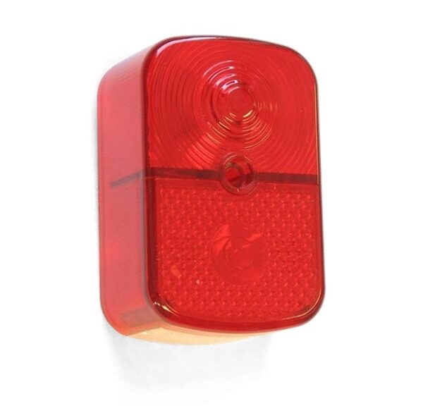 Achterlicht Glas Simson Rechthoek Rood Elec
