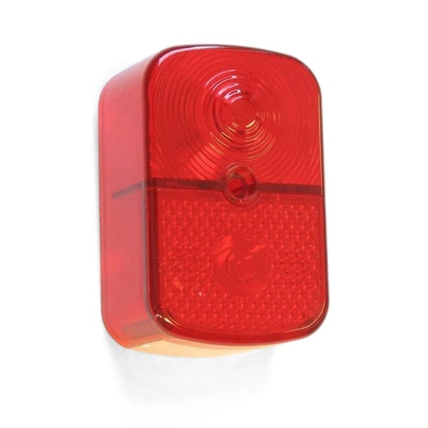 Achterlicht Glas Simson Rechthoek Rood Elec