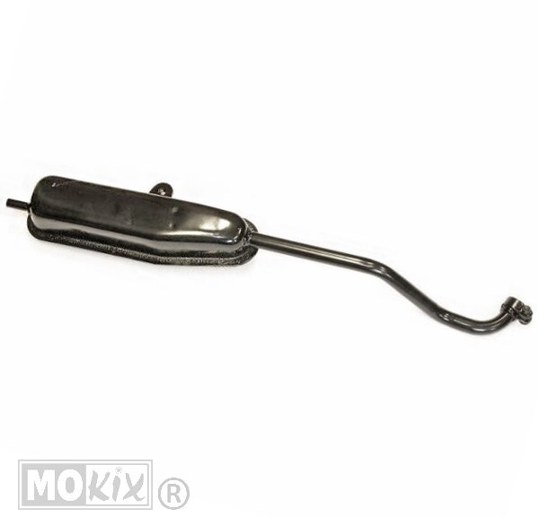 Uitlaat Vespa SI STD OUD Model 22mm Zwart Jamarcol