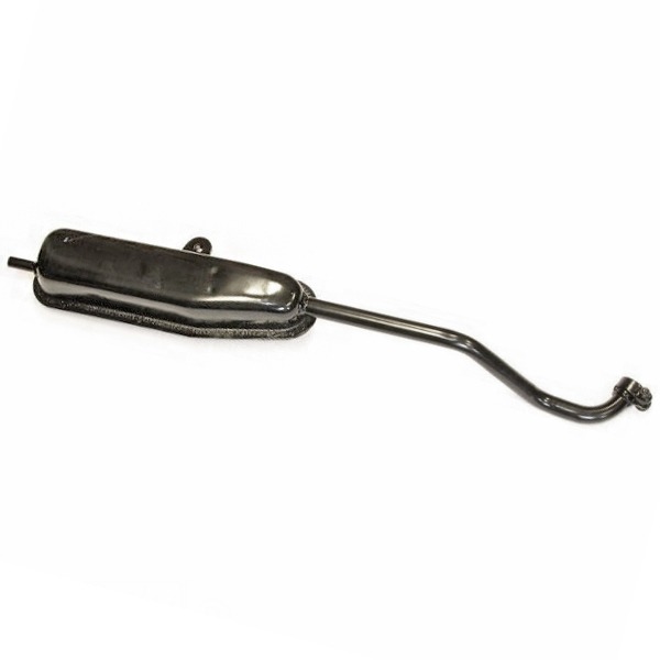 Uitlaat Vespa SI STD OUD Model 22mm Zwart Jamarcol