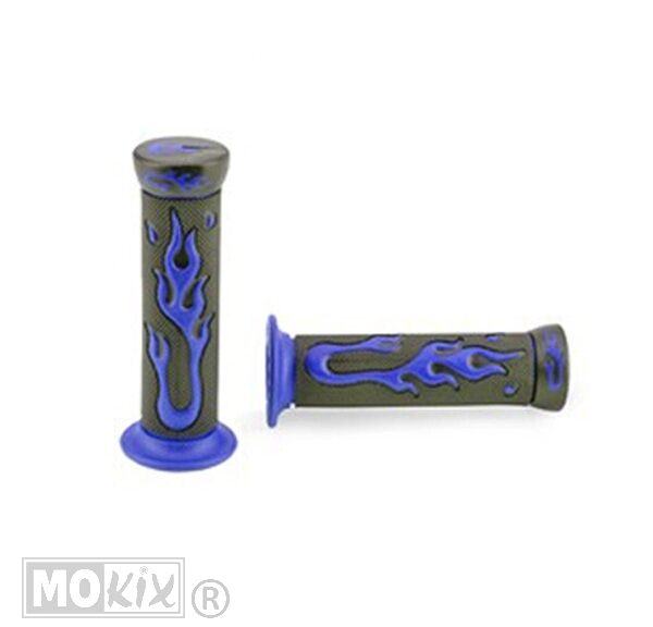 Handvatten GEL MKX Flame Zwart/Blauw