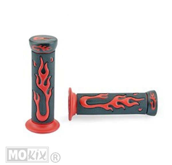 Handvatten GEL MKX Flame Zwart/Rood
