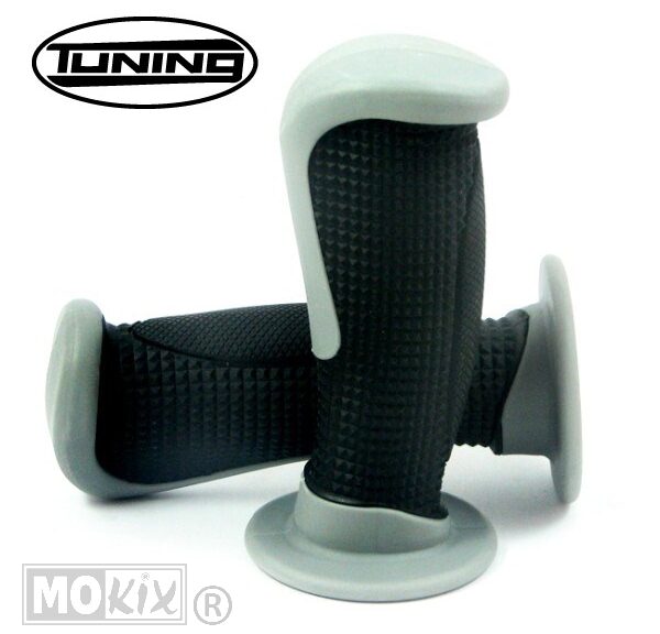 Handvatten Soft Oval Zwart/Grijs