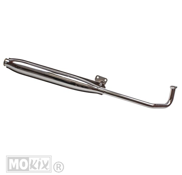 Uitlaat Tomos A55 Motor e2 T/M e4 25mm Chroom - Jamarcol