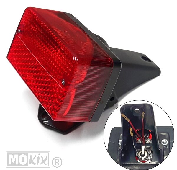 Achterlicht Tomos STD 45/25 NM + Voet