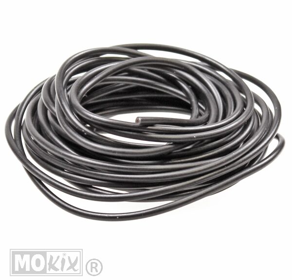 Lichtsnoer UNI 5mtr 0.5mm2 Zwart