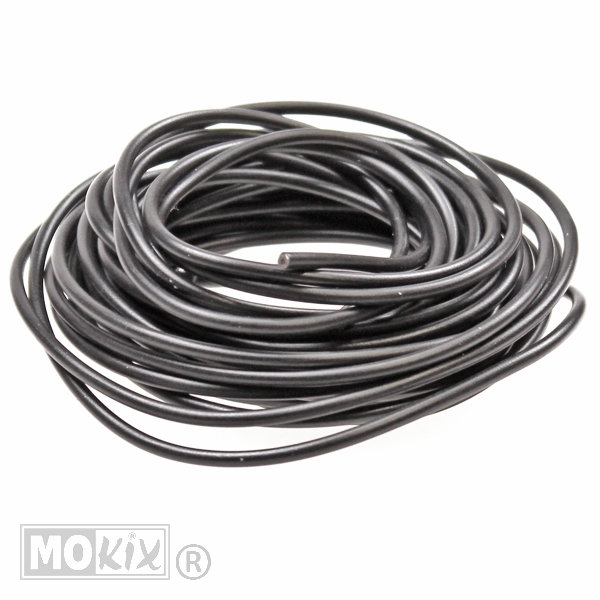 Lichtsnoer UNI 5mtr 0.5mm2 Zwart