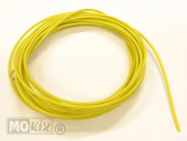 Lichtsnoer UNI 5mtr 0.5mm2 Geel