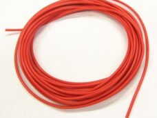 Lichtsnoer UNI 5mtr 0.5mm2 Rood