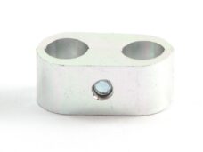 Connector 2 Kabels ALU Zilver Supertec