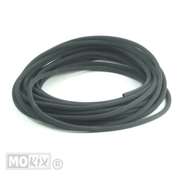 Benzineslang Rubber Zwart 4x 7 Mm  10mtr