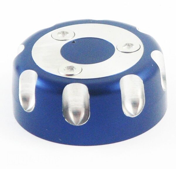 Tankdop Derbi Senda-R Geanodiseerd Blauw - Supertec