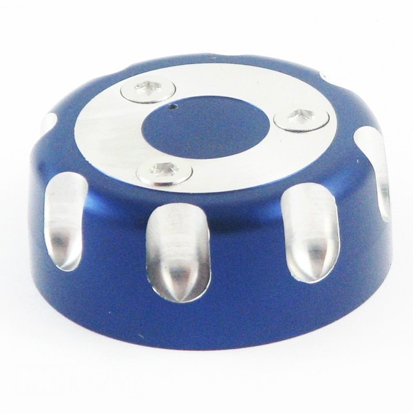 Tankdop Derbi Senda-R Geanodiseerd Blauw - Supertec