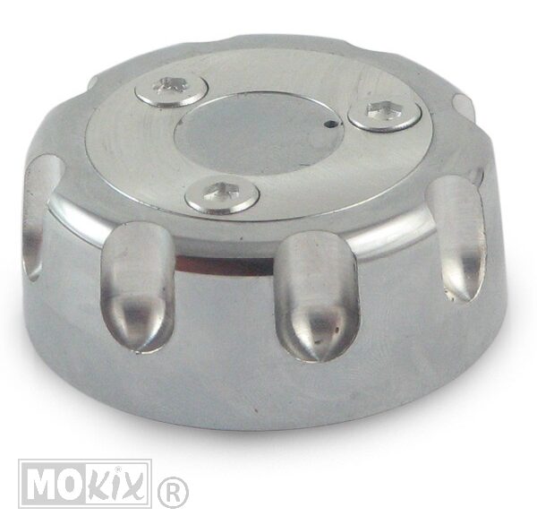 Tankdop Derbi Senda-R Geanodiseerd Zilver - Supertec