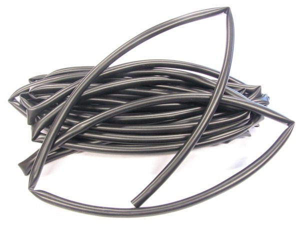 Kabel Tule 4mm Zwart 5mtr