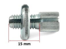 Kabelstelbout M8 MET Gleuf 15mm - Bollard