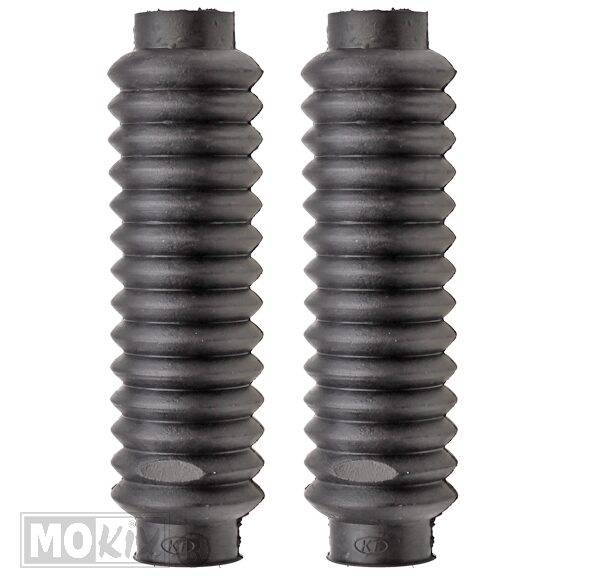 Voorvorkrubber Kreidler Zwart 19cm Set - Supertec