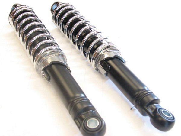 Schokbreker SET UNI 10mm Imca 260mm Zwart/Chroom