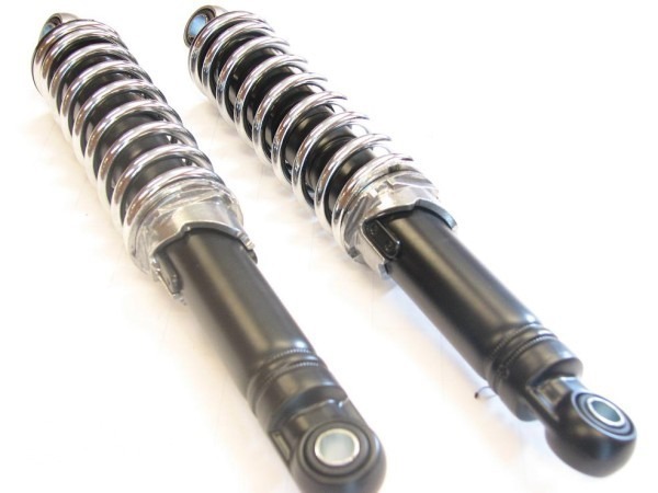 Schokbreker SET UNI 10mm Imca 280mm Zwart/Chroom
