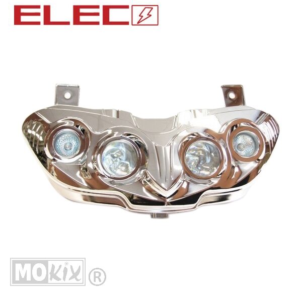 Koplamp Piaggio RUNNER07 Halogeen Chroom"